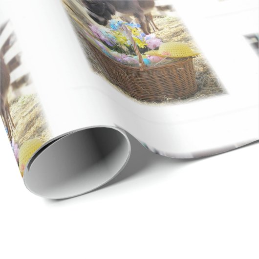 "Happy Easter" Cadeaupapier (Rol Hoek)