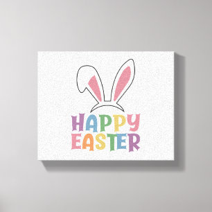 Happy Easter Canvas Afdruk