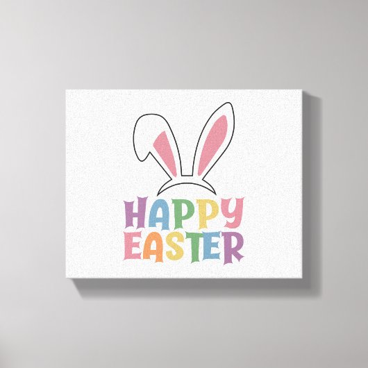 Happy Easter Canvas Afdruk (Voorkant)