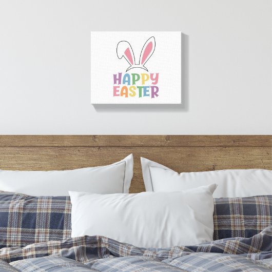 Happy Easter Canvas Afdruk (Insitu (Slaapkamer))