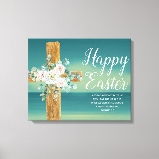 Happy Easter Canvas Afdruk (Voorkant)