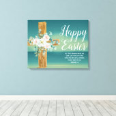 Happy Easter Canvas Afdruk (Insitu (Houten vloer))