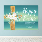 Happy Easter Canvas Afdruk (Insitu (Houten vloer))