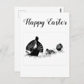 Happy Easter capercaillies Hunters Briefkaart (Voorkant / Achterkant)