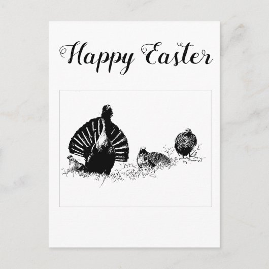 Happy Easter capercaillies Hunters Briefkaart (Voorkant)