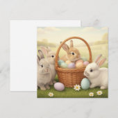 Happy Easter Card Feestdagenkaart (Voorkant / Achterkant)