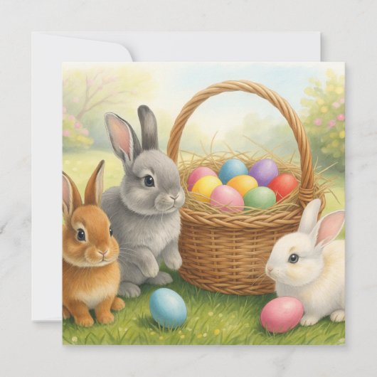 Happy Easter Card Feestdagenkaart (Voorkant)