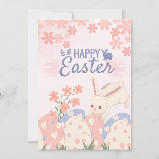 Happy easter card  feestdagenkaart (Voorkant)