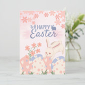 Happy easter card  feestdagenkaart (Staand voorkant)