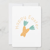 Happy Easter Carrot Bunch Kaart (Voorkant)