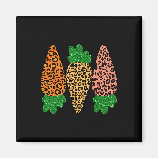 Happy Easter Carrots Magneet (Voorkant)