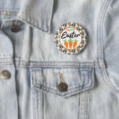 Happy Easter Carrots Ronde Button 5,7 Cm (In situ)