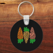 Happy Easter Carrots Sleutelhanger (Voorkant)