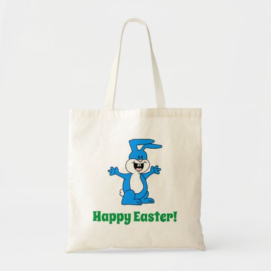 Happy Easter Cartoon Bunny Tote Bag (Voorkant)