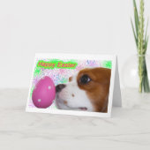 Happy Easter Cavalier King Charles Spaniels Feestdagen Kaart (Voorkant)