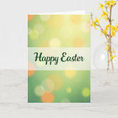 Happy Easter Celebration Card Kaart (Gele Bloem)