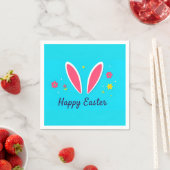 Happy Easter Celebration Kaart met Bunny Ears Servet (Insitu)
