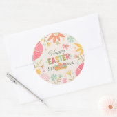 Happy Easter Celebration Ronde Sticker (Envelop)