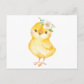 Happy Easter Chick Briefkaart (Voorkant)