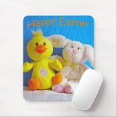 Happy Easter Chick + Bunny Muismat (Met muis)