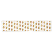 Happy Easter Chick Hatching Kleurrijk Ei Patroon Korte Tafelloper (Horizontaal)