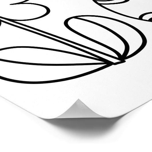 Happy Easter Chick Kinder persoonlijke kleuren Poster (Hoek)