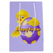 Happy Easter Chick  Medium Cadeauzakje (Achterkant)