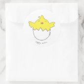 Happy Easter Chick Sticker (Tas)