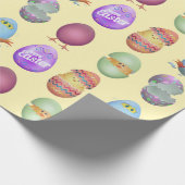 Happy Easter Chicken Cadeaupapier (Hoek)