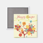 Happy Easter Chicken Magneet (Voorkant / Achterkant)