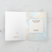 Happy Easter Chill Bunny Rabbit Waterverf Pasen Kaart (Binnen)