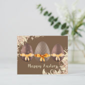 Happy Easter, Choco Easter Eggs Feestdagenkaart (Staand voorkant)