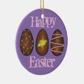 Happy Easter Chocolate Cream Egg Ornament (Rechts)