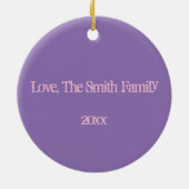 Happy Easter Chocolate Cream Egg Ornament (Achterkant)