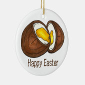Happy Easter Chocolate Creme Egg Snoep Ornament (Rechts)