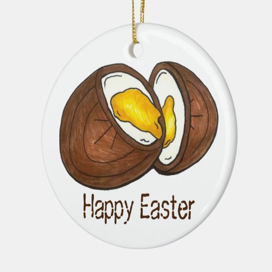 Happy Easter Chocolate Creme Egg Snoep Ornament (Links)