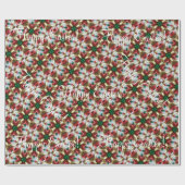 Happy Easter Chocolate Eggs Kaleidoscope Flower Cadeaupapier (Vlak)