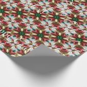 Happy Easter Chocolate Eggs Kaleidoscope Flower Cadeaupapier (Hoek)