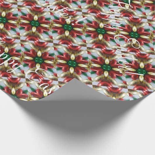 Happy Easter Chocolate Eggs Kaleidoscope Flower Cadeaupapier (Hoek)