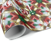 Happy Easter Chocolate Eggs Kaleidoscope Flower Cadeaupapier (Rol Hoek)