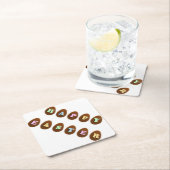 Happy Easter Chocolate Eggs Kartonnen Onderzetters (Insitu)