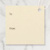 Happy Easter Chocolate Labrador Retriever Honden Bedankjes Labels (Achterkant)