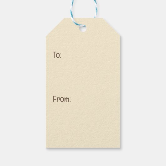 Happy Easter Chocolate Labrador Retriever Honden Cadeaulabel (Achterkant)