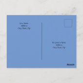 Happy Easter Christus heeft de blauwe oceaanfoto g Briefkaart (Achterkant)