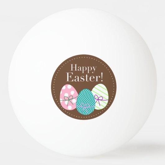 Happy Easter-clipart Pingpongbal (Achterkant)