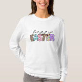 Happy Easter Colorful Cute T-Shirt (Voorkant)