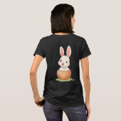 Happy Easter Colorful Eggs Spring Graphic T-Shirt (Achterkant volledig)