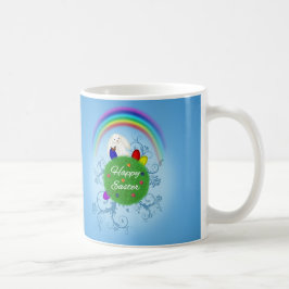 Happy Easter Colorful Planet Koffiemok