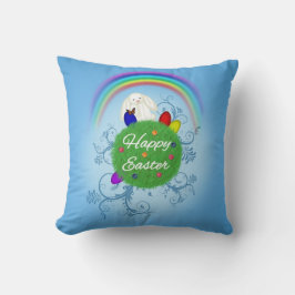 Happy Easter Colorful Planet Kussen