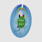 Happy Easter Colorful Planet Ornament (voorkant)